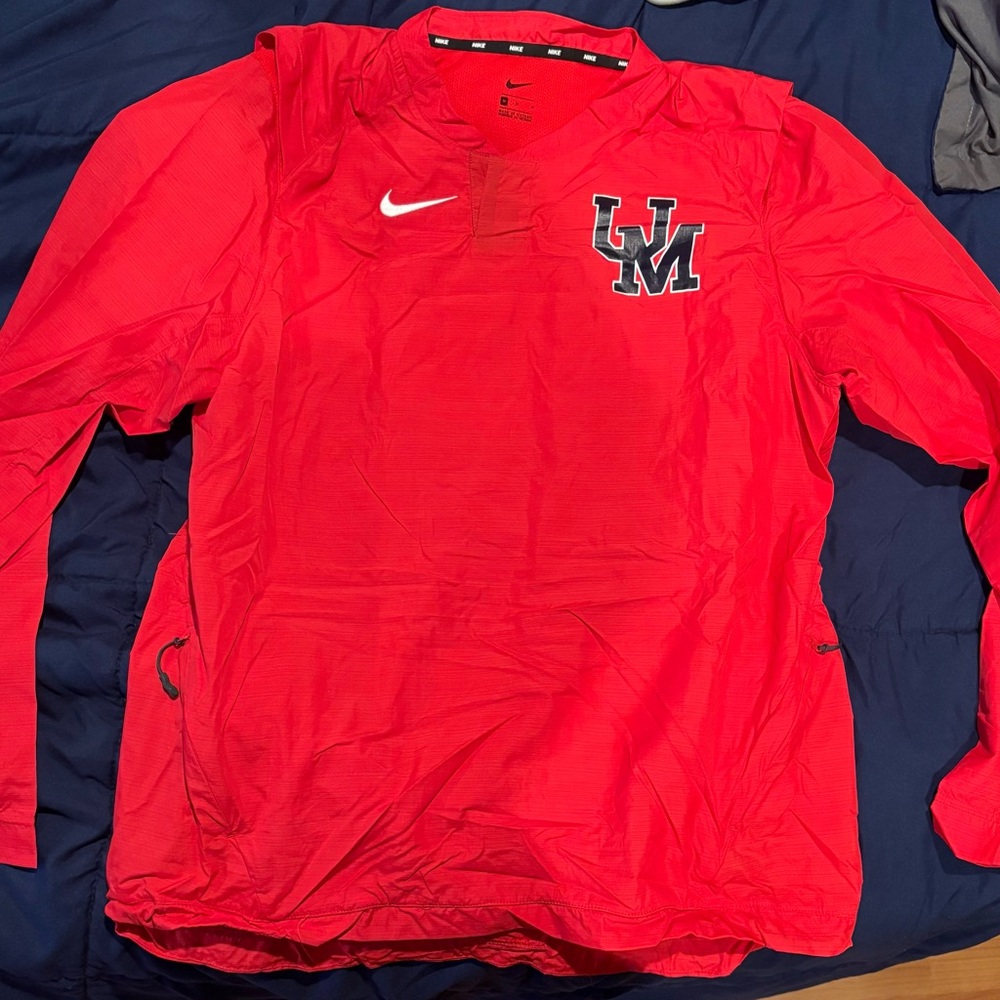 Nike Red ole miss Pullover
